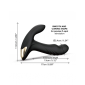 Черный вибромассажер простаты Multi P-Joy с 3 моторами - Dorcel - в Ногинске купить с доставкой