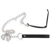 Зажим для половых губ с поводком Pussy Clamp With A Leash - Orion - купить с доставкой в Ногинске