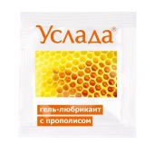 Гель-лубрикант «Услада с прополисом» - 3 гр. - Биоритм - купить с доставкой в Ногинске