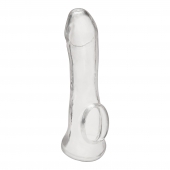 Прозрачная насадка на пенис Transparent Penis Enhancing Sleeve Extension - 15,9 см. - BlueLine - в Ногинске купить с доставкой