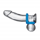 Комплект из 2 эрекционных колец-восьмерок 2-Pack Duo Cock And Ball Stamina Enhancement Ring - BlueLine - в Ногинске купить с доставкой