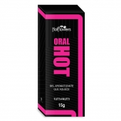 Гель для оральных ласк Oral Hot с согревающим эффектом - 15 гр. - HotFlowers - купить с доставкой в Ногинске