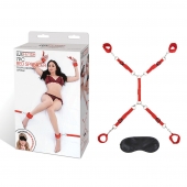 Красная фиксация на матрас Classic Bedspreader - Lux Fetish - купить с доставкой в Ногинске