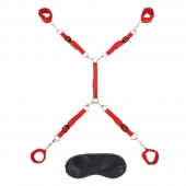Красная фиксация на матрас Classic Bedspreader - Lux Fetish - купить с доставкой в Ногинске