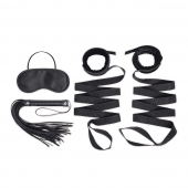 Эротический набор 4PC Bondage Bed Strap   Flogger Kit - Lux Fetish - купить с доставкой в Ногинске