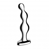Стальной анальный фаллоимитатор для простаты Stainless Steel Anal Beads - 13 см. - b-Vibe - в Ногинске купить с доставкой