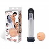 Автоматическая вакуумная помпа-мастурбатор Blowjob Auto Sucker Penis Enlarger Pump - Lux Fetish - в Ногинске купить с доставкой