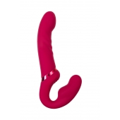 Малиновый безремневой страпон Lapis - 23 см. - Lovense - купить с доставкой в Ногинске