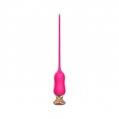Розовый тонкий стимулятор Nipple Vibrator - 23 см. - I-MOON - купить с доставкой в Ногинске