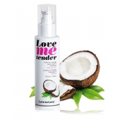 Съедобное согревающее массажное масло Love Me Tender Cocos с ароматом кокоса - 100 мл. - Love to Love - купить с доставкой в Ногинске