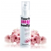 Силиконовый лубрикант 2-в-1 Touch My Body с ароматом вишнёвого цвета - 100 мл. - Love to Love - купить с доставкой в Ногинске