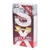 Ароматизированные презервативы Sagami Xtreme COLA - 10 шт. - Sagami - купить с доставкой в Ногинске