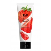 Лубрикант на водной основе OYO Aroma Gel Strawberry с ароматом клубники - 75 мл. - OYO - купить с доставкой в Ногинске