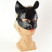 Черная кржаная маска Pussy - Sitabella - купить с доставкой в Ногинске