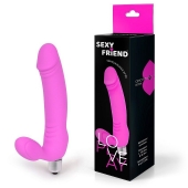 Розовый безремневой страпон Sexy Friend - 1137 - купить с доставкой в Ногинске