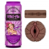 Коричневый мастурбатор-вагина Pleasure Brew Masturbator-Wild Ale в банке - Lovetoy - в Ногинске купить с доставкой