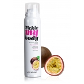 Массажная хрустящая пенка Tickle my body с ароматом маракуйи - 150 мл. - Love to Love - купить с доставкой в Ногинске