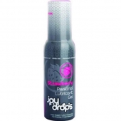 Смазка на водной основе со вкусом клубники JoyDrops Strawberry - 100 мл. - JoyDrops - купить с доставкой в Ногинске