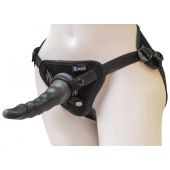 Комплект из трусиков Harness и двух насадок - 20,5 и 18 см. - LOVETOY (А-Полимер) - купить с доставкой в Ногинске