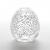 Мастурбатор-яйцо Keith Haring EGG PARTY - Tenga - в Ногинске купить с доставкой