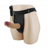 Полый вибрострапон на регулируемых трусиках Draven - 17,5 см. - Baile - купить с доставкой в Ногинске