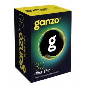 Супертонкие презервативы Ganzo Ultra thin - 30 шт. - Ganzo - купить с доставкой в Ногинске