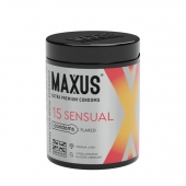 Анатомические презервативы MAXUS Sensual - 15 шт. - Maxus - купить с доставкой в Ногинске