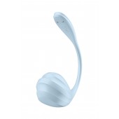 Голубое виброяйцо Smooth Petal - Satisfyer