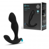 Черный утяжеленный анальный стимулятор Rocker Plug - 12 см. - b-Vibe - в Ногинске купить с доставкой