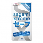 Презервативы Sagami Xtreme Ultrasafe с двойным количеством смазки - 10 шт. - Sagami - купить с доставкой в Ногинске
