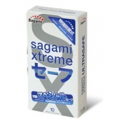 Презервативы Sagami Xtreme Ultrasafe с двойным количеством смазки - 10 шт. - Sagami - купить с доставкой в Ногинске