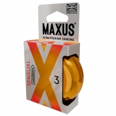 Презервативы анатомической формы Maxus Sensual - 3 шт. - Maxus - купить с доставкой в Ногинске