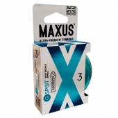 Презервативы Maxus G spot с двойной спиралью - 3 шт. - Maxus - купить с доставкой в Ногинске