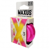 Ароматизированные презервативы Maxus Exotic Mix - 3 шт. - Maxus - купить с доставкой в Ногинске