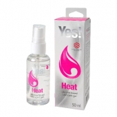 Возбуждающая силиконовая вагинальная смазка Yes Heat - 50 мл. - Sitabella - купить с доставкой в Ногинске