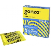 Классические презервативы с обильной смазкой Ganzo Classic - 3 шт. - Ganzo - купить с доставкой в Ногинске