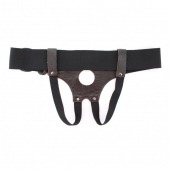 Трусики для страпона коричневого цвета - БДСМ Арсенал - купить с доставкой в Ногинске