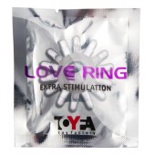 Прозрачное гелевое эрекционное кольцо с шипиками - Toyfa Basic - в Ногинске купить с доставкой