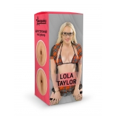 Двусторонний мастурбатор Lola Taylor - 22 см. - ФлешНаш - в Ногинске купить с доставкой
