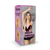 Двусторонний мастурбатор Misha Maver - 22 см. - ФлешНаш - в Ногинске купить с доставкой