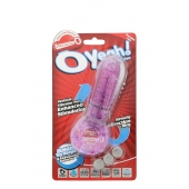 Фиолетовое эрекционное кольцо с вибрацией и пальчиком OYEAH PURPLE - Screaming O - в Ногинске купить с доставкой