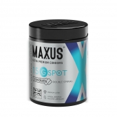 Гладкие презервативы Maxus G spot с двойной спиралью - 15 шт. - Maxus - купить с доставкой в Ногинске