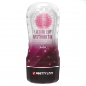 Прозрачный текстурированный мастурбатор Vacuum Cup Masturbator Black Hole - Baile - в Ногинске купить с доставкой