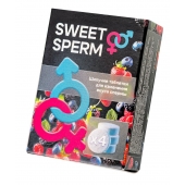 Шипучие таблетки для мужчин Sweet Sperm для изменения вкуса спермы (4 шт. по 0,5 гр.) - Капиталпродукт - купить с доставкой в Ногинске