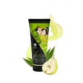 Массажный крем для тела с ароматом груши и зелёного чая Pear   Exotic Green Tea - 200 мл. - Shunga - купить с доставкой в Ногинске