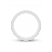 Белое люминесцентное эрекционное кольцо Silicone Glo Cock Ring - Blush Novelties - в Ногинске купить с доставкой