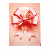 Пакет с принтом в виде банта с вырубной ручкой (30х40 см) - Сима-Ленд - купить с доставкой в Ногинске