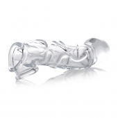 Прозрачная насадка для увеличения члена 2 Inch Clear Extender Sleeve - XR Brands - в Ногинске купить с доставкой