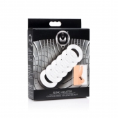 Комплект из 6 прозрачных эрекционных колец Ring Master Custom Ball Stretcher Kit - XR Brands - в Ногинске купить с доставкой
