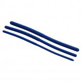 Набор из 3 синих силиконовых уретральных расширителей Invasion Silicone Urethral Sound Trainer Set - XR Brands - купить с доставкой в Ногинске